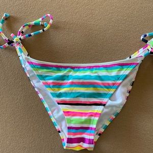 Colorful Stripy Roxy Bikini Bottom